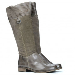 Women knee boots 3232 a cafe
