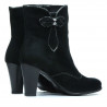 Women boots 1136 black antilopa