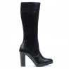Women knee boots 1163 black
