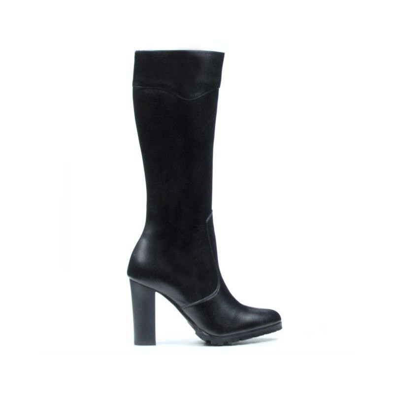 Women knee boots 1163 black