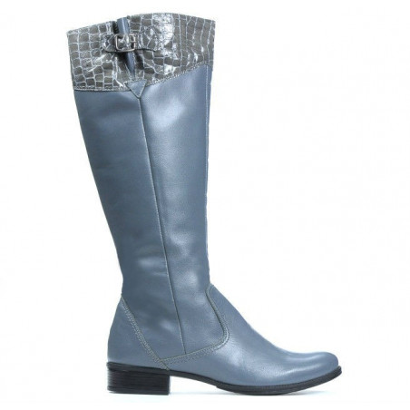 Women knee boots 233 gray balon