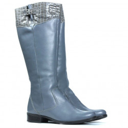 Women knee boots 233 gray balon