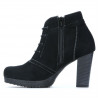 Women boots 1137 black antilopa