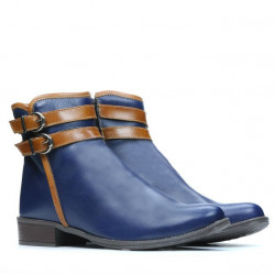 Women boots 3262 indigo+brown