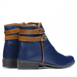 Women boots 3262 indigo+brown