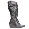 Women knee boots 230 cafe