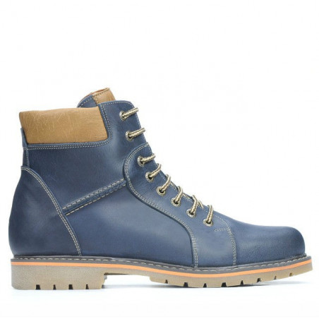 Men boots 489 tuxon indigo+brown