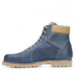 Men boots 489 tuxon indigo+brown