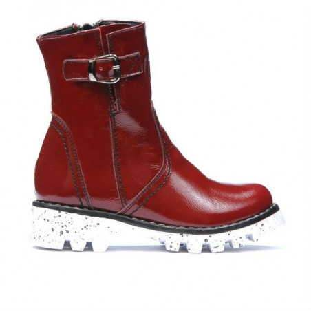 Children boots 33c patent burgundy