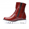 Children boots 33c patent burgundy