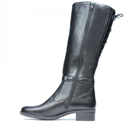 Women knee boots 3303 black