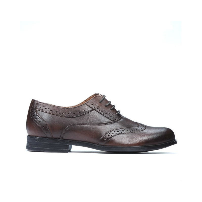 Teenagers stylish, elegant shoes 393 a brown
