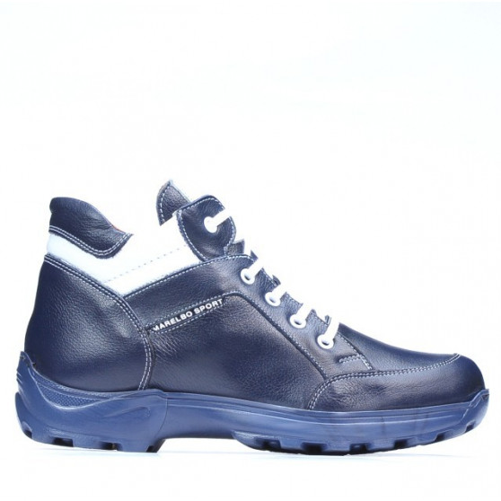 Teenagers boots 436 indigo+white