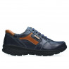 Teenagers stylish, elegant shoes 397 indigo+brown