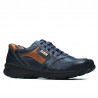 Teenagers stylish, elegant shoes 397 indigo+brown