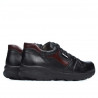 Teenagers stylish, elegant shoes 397 black+bordo