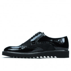 Men casual shoes 831 patent black combined