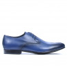 Men stylish, elegant shoes 828 a indigo