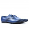 Men stylish, elegant shoes 828 a indigo