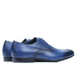Men stylish, elegant shoes 828 a indigo