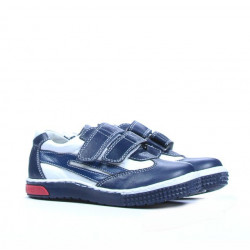 Small children shoes 16-1c indigo+white