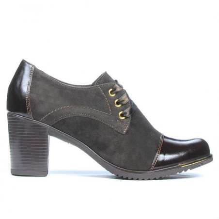 Women casual shoes 667 patent cafe combined