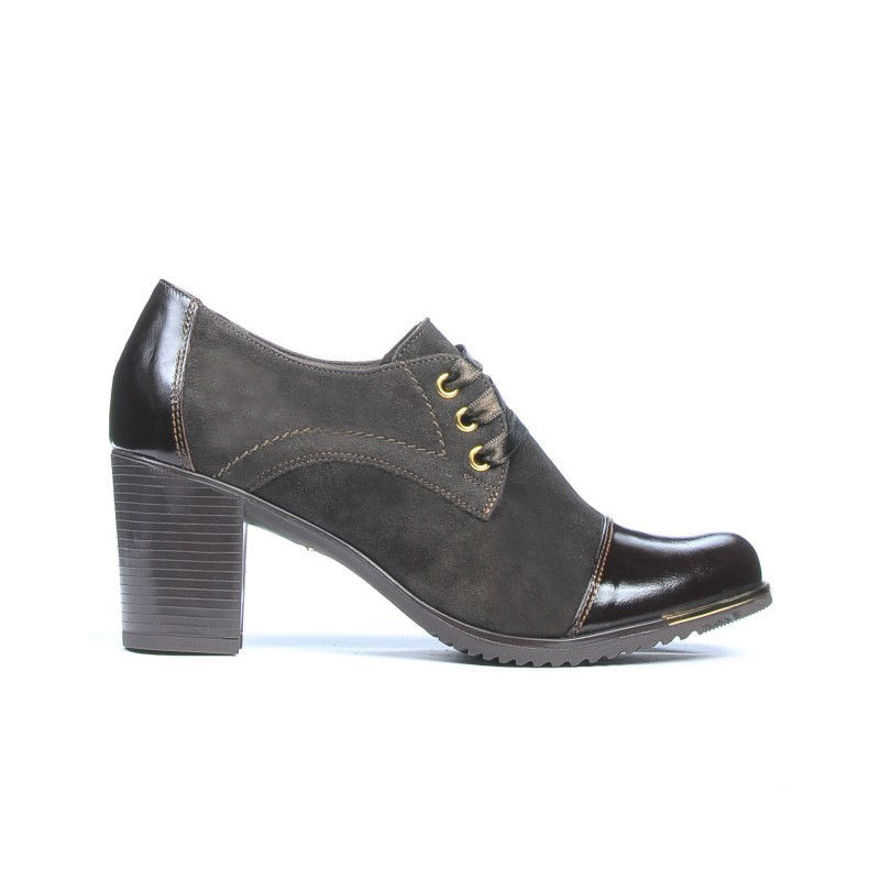 Women casual shoes 667 patent cafe combined