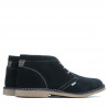 Men boots 7300 black velour