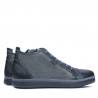 Men boots 480 black+gray