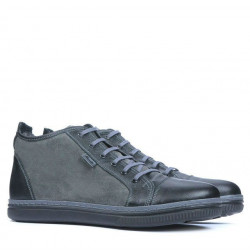 Men boots 480 black+gray