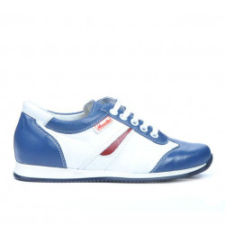 Children shoes 136 indigo+white