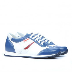 Children shoes 136 indigo+white