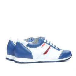 Children shoes 136 indigo+white