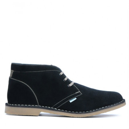 Men boots (large size) 7300m black velour