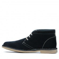 Men boots (large size) 7300m black velour