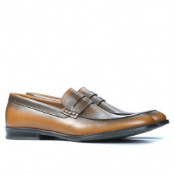 Men stylish, elegant shoes 815 a brown 
