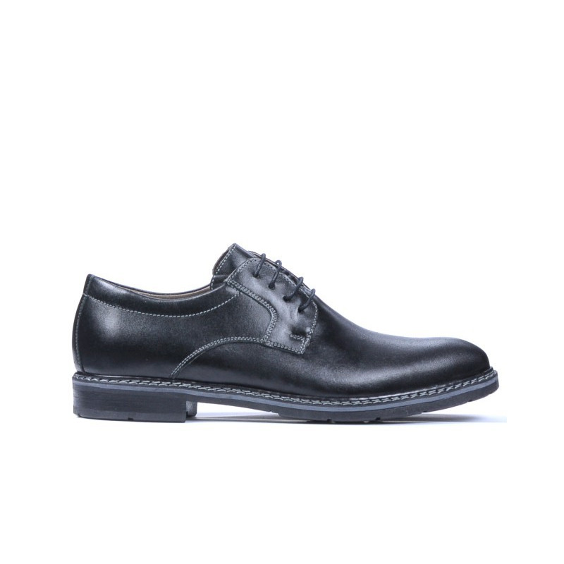 Men stylish, elegant, casual shoes 755-1 black