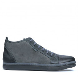 Men boots 480 black+gray
