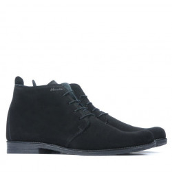 Men boots 412 black velour