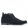 Men boots 412 black velour