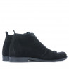 Men boots 412 black velour