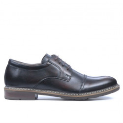 Men stylish, elegant, casual shoes 756-1 a brown