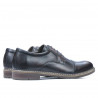 Men stylish, elegant, casual shoes 756-1 a brown