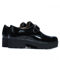 Women casual shoes 670 patent black