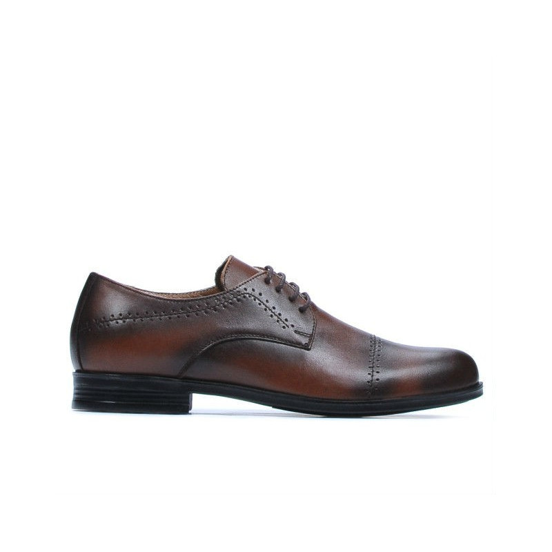 Teenagers stylish, elegant shoes 396 a brown