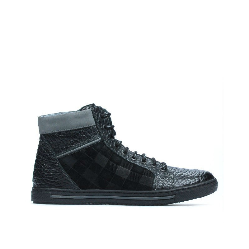Men boots 467 black+gray