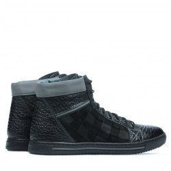 Men boots 467 black+gray