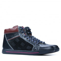 Men boots 467 indigo+bordo