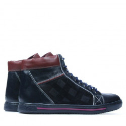 Men boots 467 indigo+bordo