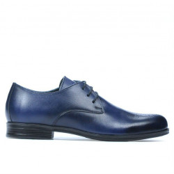 Teenagers stylish, elegant shoes 398 a indigo